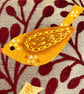 Toiletry Bag with Folk Art Style Birds - Image 4