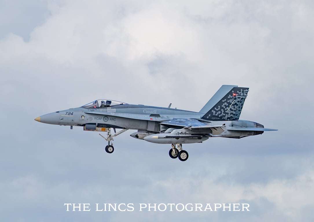Royal Canadian Air Force F18 print (Limited edition of 10)