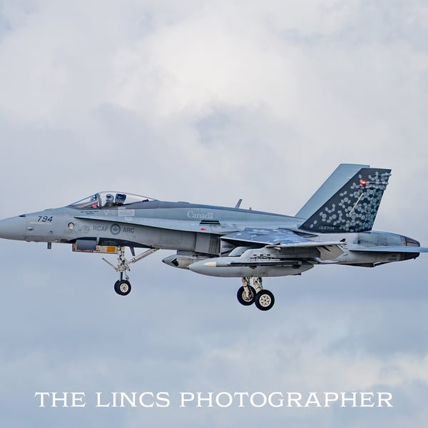 Royal Canadian Air Force F18 print (Limited edition of 10)