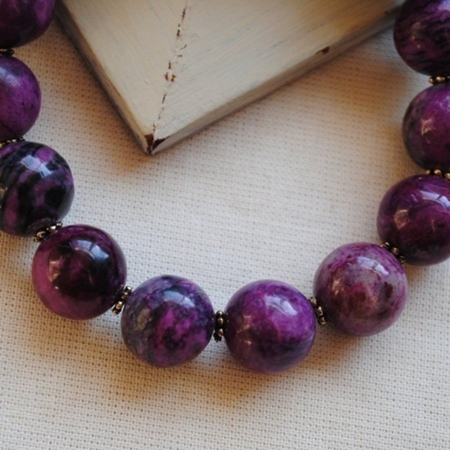 Purple Jasper Bracelet