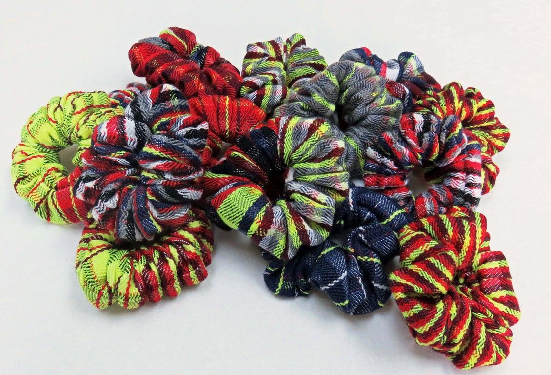 Merino wool scrunchies