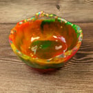 Fiesta Textured Resin Bowl – Hand-crafted one-off