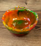 Fiesta Textured Resin Bowl – Hand-crafted one-off