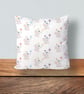 Children's Cushion, Nursery Mini Cushion, Handmade Cushion-Elephants-White-SMC92
