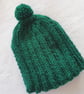 Small Tea Cosy for 2 Cup Tea Pot, Bottle Green, Hand Knitted - Image 7
