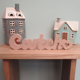 Wooden Cwtch Sign (MDF)