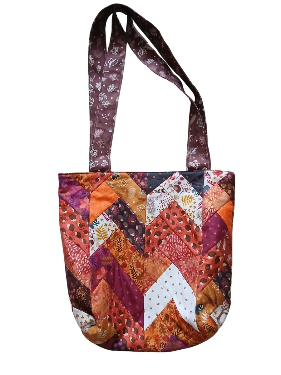 Woodland Tote, Winter Collection, Weekend Bag, Shopping Bag