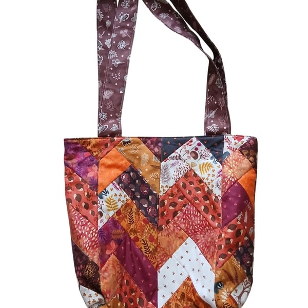 Woodland Tote, Winter Collection, Weekend Bag, Shopping Bag