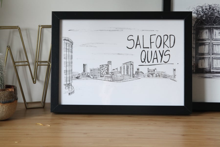 Salford Quays Skyline Print