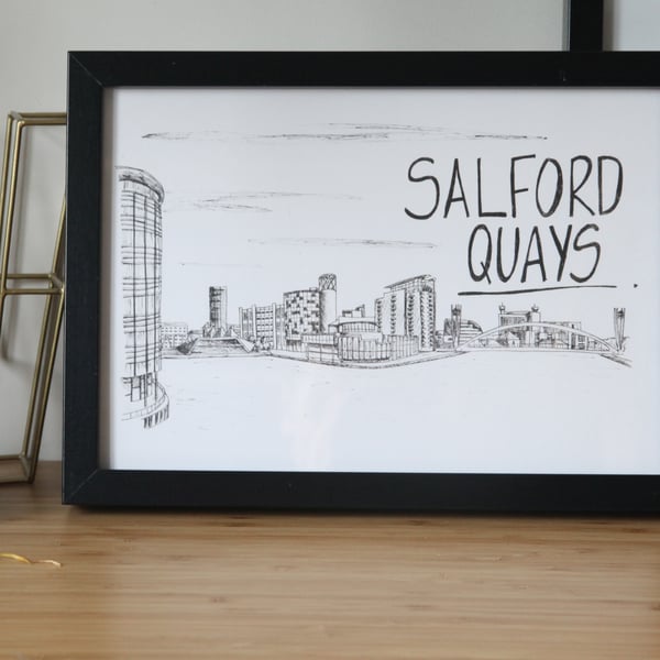 Salford Quays Skyline Print