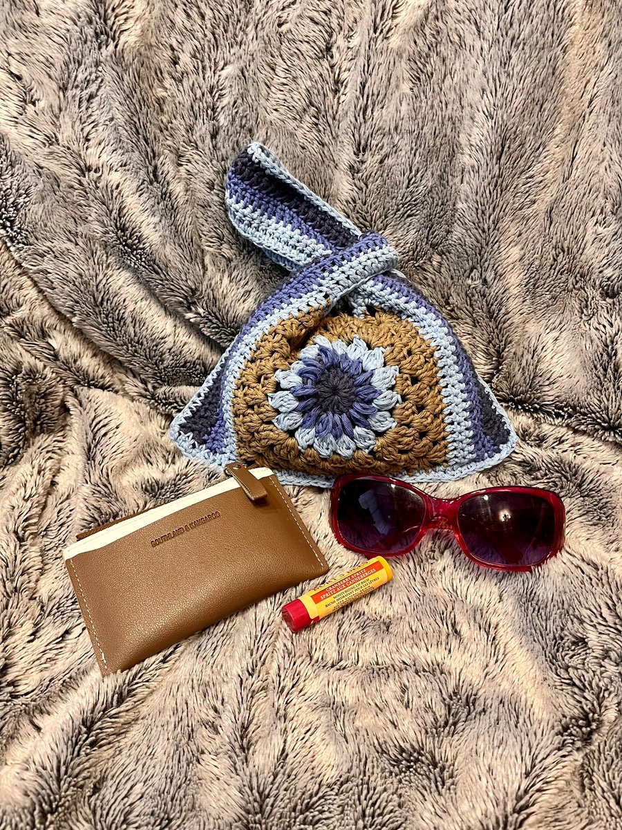 Japanese Knot Bag, Knot Bag, Handbag, Crochet Bag, Starburst