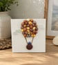 Sea snail shell hot air balloon 