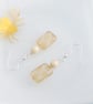 Cute Polka Dot Rectangular Drop Earrings in a Choice of Colours - Image 5