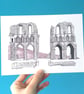 Roche Abbey, Rotherham A5 Building Print