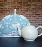 Tea Cosy in Seafoam Narvik Birds Fabric