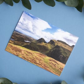 The Quiraing, Isle of Skye - Landscae Greetings Card with envelope