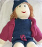 Susie, a Hand Knitted doll - Image 1