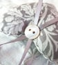 SET OF 3 LAVENDER BAGS - HEART SHAPED, HAND EMBROIDERED, WILLIAM MORRIS - Image 5