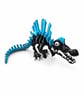 Flexi Spinosaurus Skeleton 3D Printed Articulated Dinosaur Toy, Fidget Sensory D