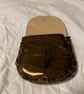 Pouch: Bronze coloured Leather Medieval Style W Red Shield Closure FREE SHIP - Image 5