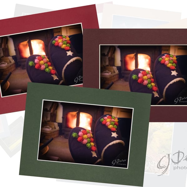 CJ239 - Christmas card: Feet up for Christmas