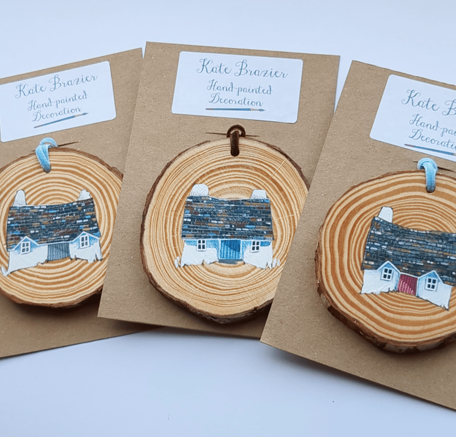 Original Hand Painted Wooden Decorations