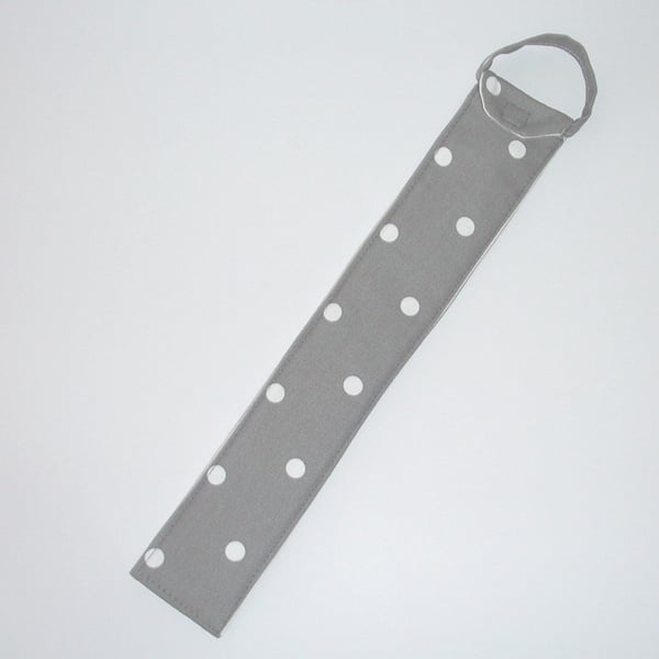 Descant Recorder Case Grey Polka Dots