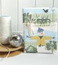 Winter Allotment Snowman Christmas Gift Wrap - Eco Friendly, Compostable Paper - Image 3