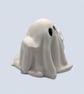 White Ghost Ornament - Spooky Halloween Decoration - Image 4