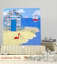 Birthday card - beach hut - Image 2