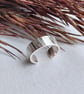 Sterling Silver Ear Cuff - Hammer Textured - 3mm  - Image 5
