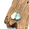 Sea Glass Cluster Necklace