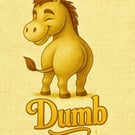 Playful Donkey Character Print – Humorous Home Decor with Elegant Script