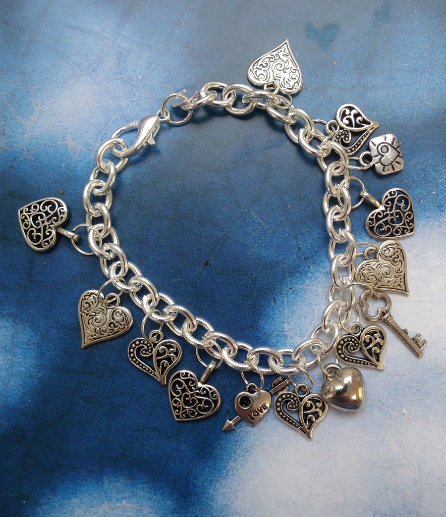 All You Need is Love Silver Bracelet 