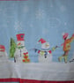 Snowmen fabric Advent Calendar  - Image 2