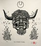 The Dorset Ooser - Ltd. Ed Lino Prints - Two Sizes Available  - Image 4