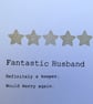 Fantastic Husband Card - Birthday, Anniversary, Valentines Day - Image 8