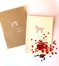 Valentine's Dalmatian Gift Set, Paper Model and Card, Cute Animal Love Present - Image 7