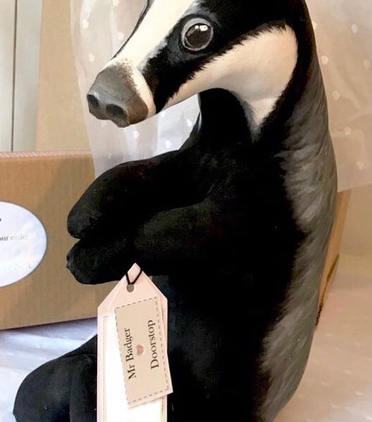 Mr Badger doorstop 