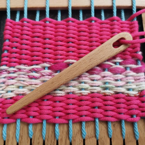 Hand crafted wooden weaving needles, ideal for tapestry or nalbinding FREE POST