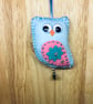  Felt Blue Owl. (497) - Image 1