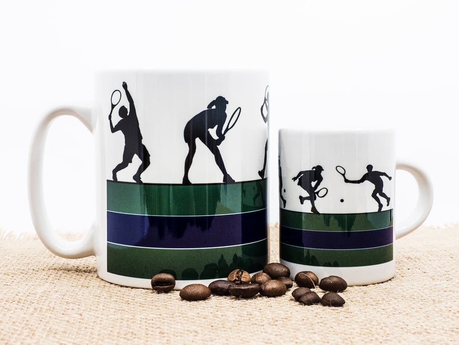Tennis Coffee Espresso Mug  Gifts for Tennis Fans, Enthusiasts and Players      