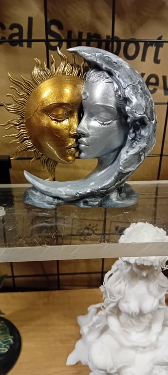 Sun and Moon Ecliptic Moment 10cm x 10cm