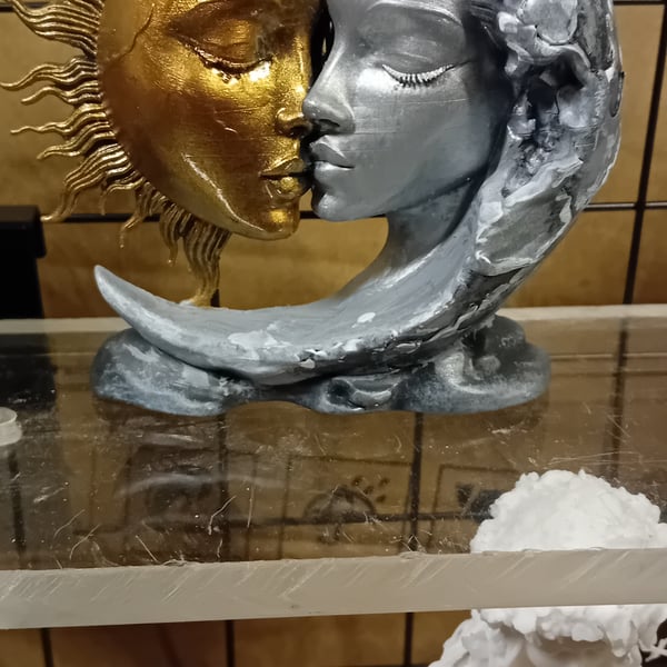 Sun and Moon Ecliptic Moment 10cm x 10cm