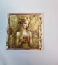 Handmade Vintage Christmas Angel 3D Easel Card  - Image 4