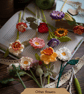 Purple Aster Crochet Bookmark - Twilight Purple - Image 9