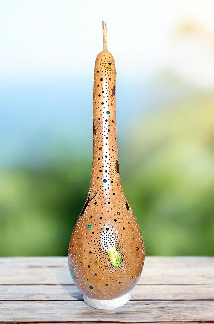 Bright Bugs Gourd Lamp