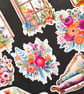 Flower Window Boxes & Chairs ephemera, die cuts, embellishments, card toppers - Image 2