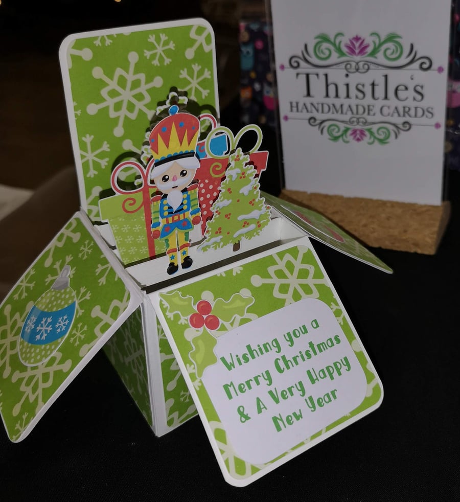 Nutcracker Christmas Card - can be personalised