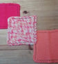 Hand knitted cotton dishcloths: set of 3 - Image 3